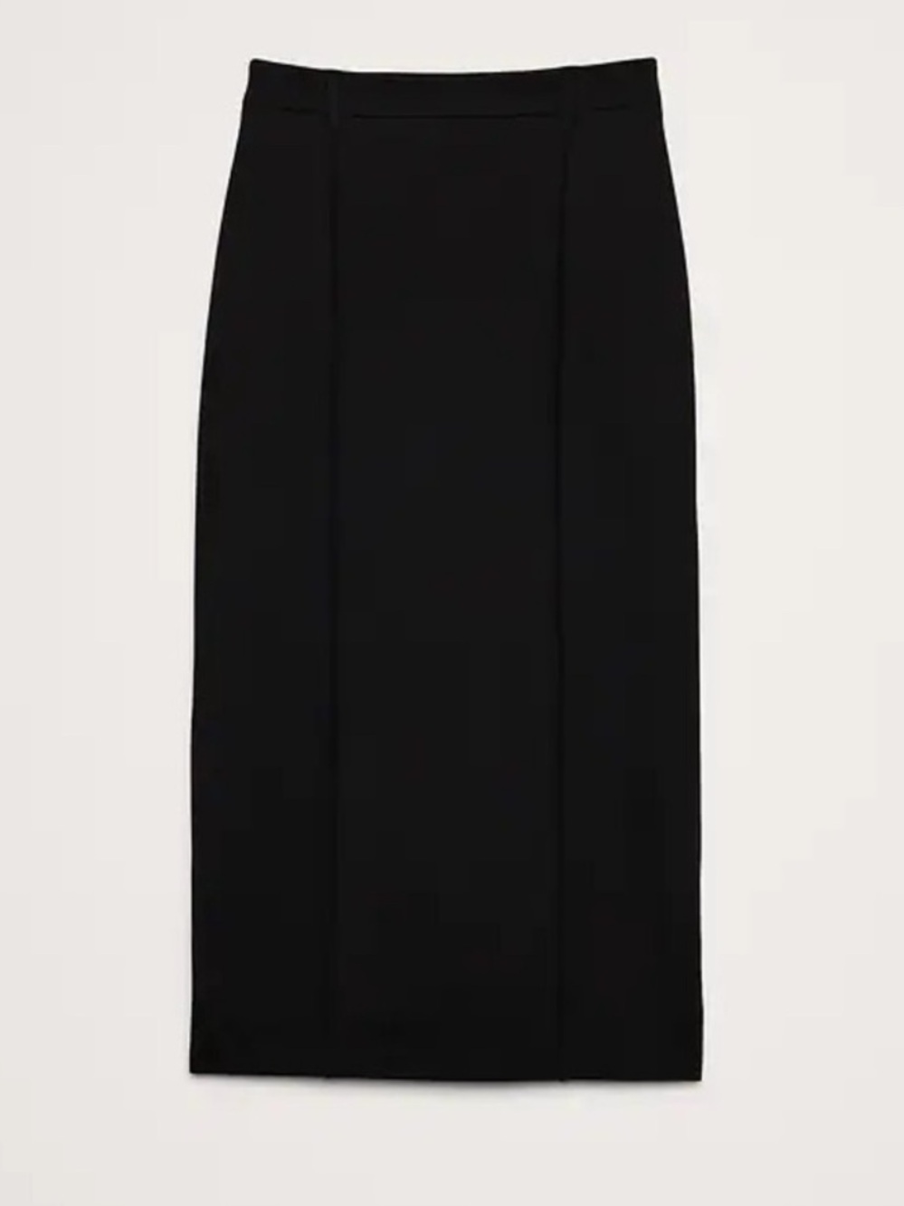 Banana Republic NWT Black Scuba Knit Midi Pencil Skirt Size SMALL - Picture 2 of 8